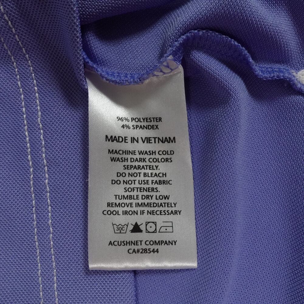 FootJoy Tour Embroidered PGA Performance Golf Polo Shirt Men's Athletic Large - Picture 7 of 9